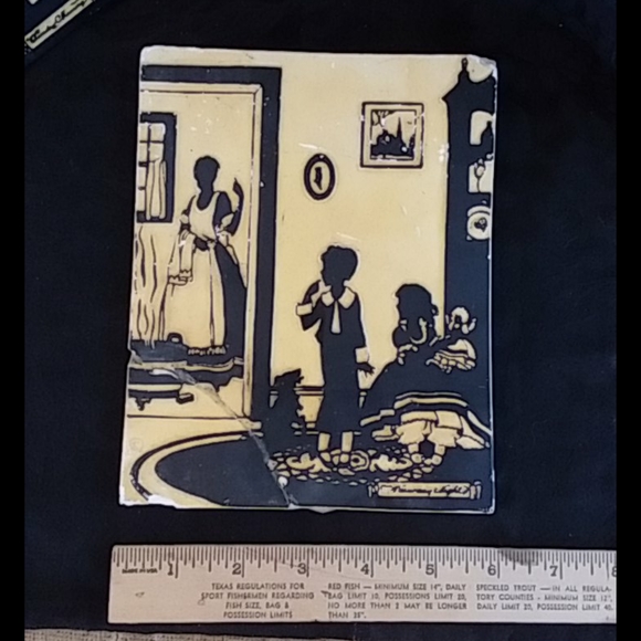 Buckbee & Brehm Chalkware Plaques - Picture 4 of 5